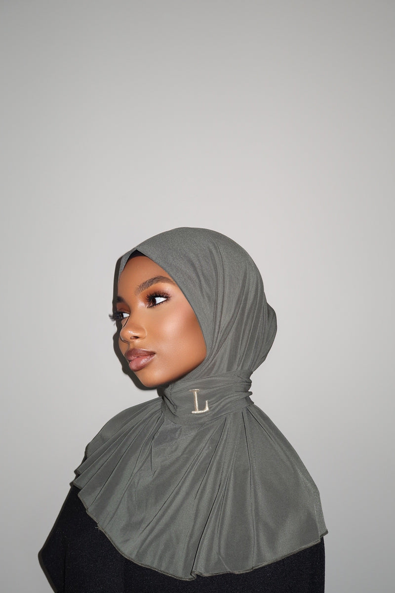 Hijab instant brodé
