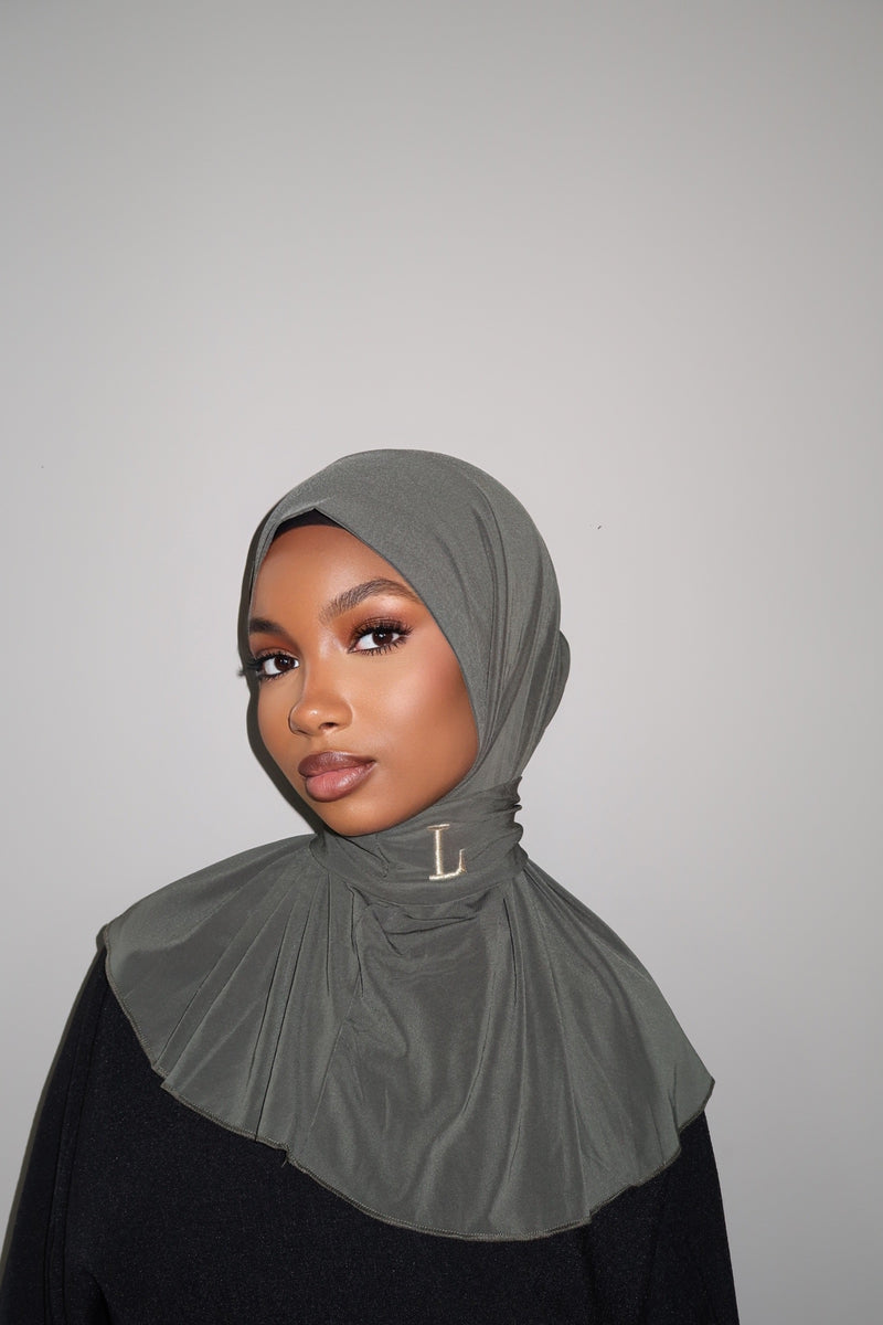 Hijab instant brodé