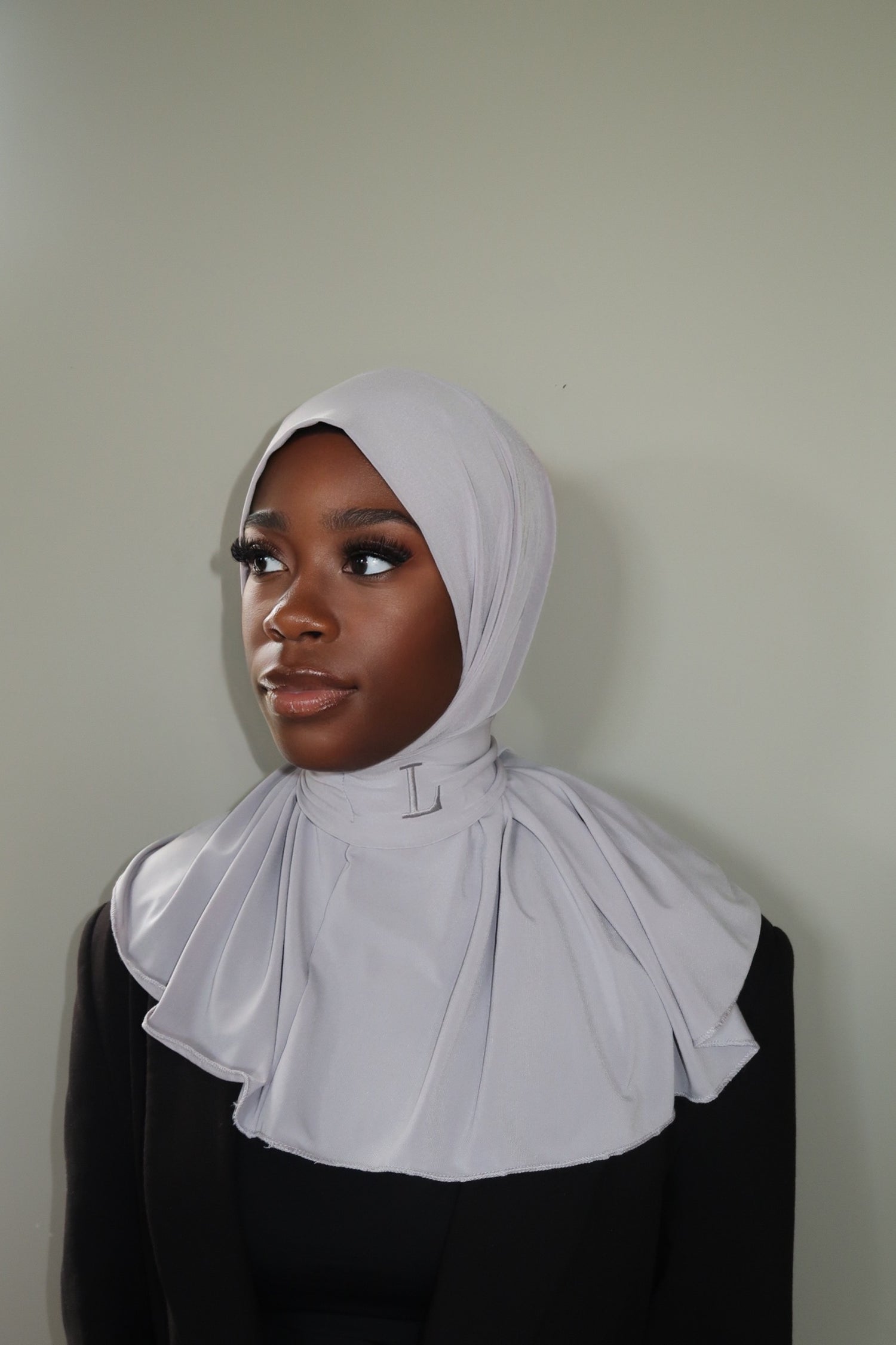 Hijab instant brodé