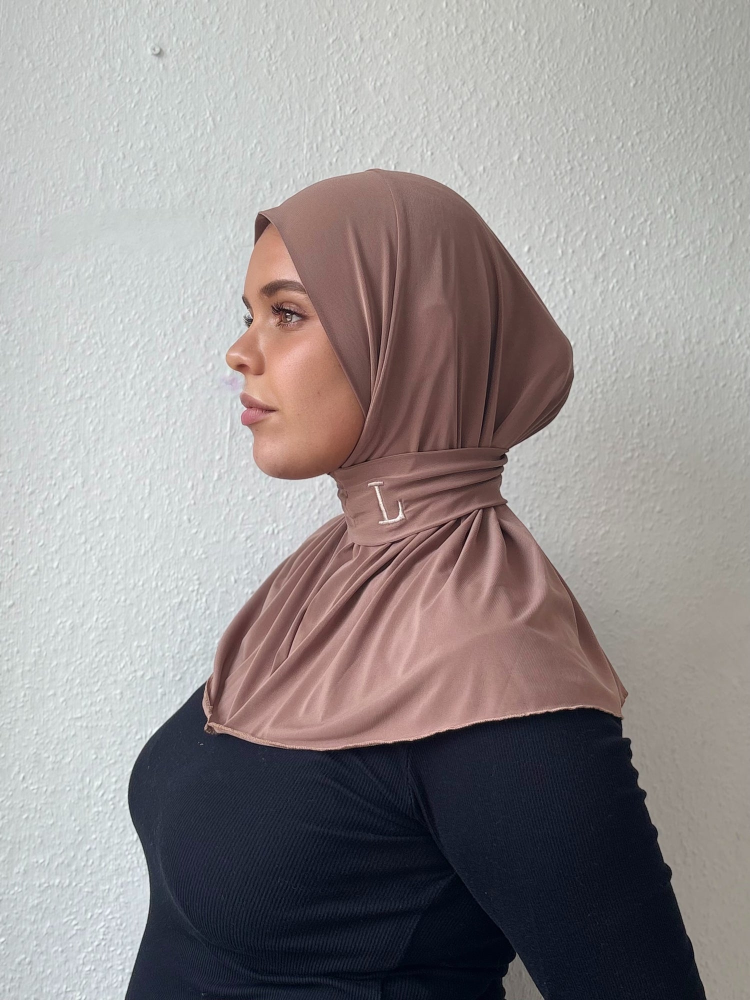 Hijab instant brodé